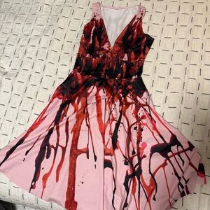 Bloody Prom Queen Longline Marilyn Dress